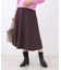 【WEB先行カラーあり／セットアップ可】幾何調柄ニットスカート
