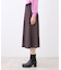 【WEB先行カラーあり／セットアップ可】幾何調柄ニットスカート
