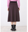 【WEB先行カラーあり／セットアップ可】幾何調柄ニットスカート