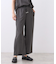 【E‐QUALITY／ウエスト総ゴム／セットアップ／単品使いOK◎】ブラウス＋ストレートパンツセット