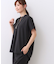 【E‐QUALITY／ウエスト総ゴム／セットアップ／単品使いOK◎】ブラウス＋ストレートパンツセット
