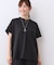 【E‐QUALITY／ウエスト総ゴム／セットアップ／単品使いOK◎】ブラウス＋ストレートパンツセット