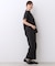 【E‐QUALITY／ウエスト総ゴム／セットアップ／単品使いOK◎】ブラウス＋ストレートパンツセット