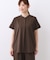 【E‐QUALITY／ウエスト総ゴム／セットアップ／単品使いOK◎】ブラウス＋ストレートパンツセット