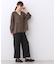 【E‐QUALITY／体型カバー／涼しく着られる◎】シャツ風カーディガン