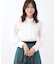 【さらっと一枚で決まる／重ね着にもおすすめ◎】タックスリーブシャツブラウス