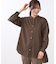 【さらっと一枚で決まる／重ね着にもおすすめ◎】タックスリーブシャツブラウス