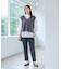 【WEB先行カラーあり／セットアップ可】Vネックニットベスト