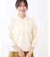 【透けにくい／残暑から秋まで着られる◎】衿付き七分袖ニット