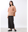 【E‐QUALITY／体型カバー／ゆったり着られる◎】ストライプ×パフスリーブのブラウス