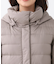 【定番人気／ウエスト調整可】フーデッドミドルダウンコート