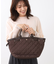 【ショルダー付き／コーディネートのアクセントに◎】キルティングバッグ