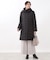 【定番人気／ウエスト調整可】フーデッドロングダウンコート