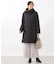 【定番人気／ウエスト調整可】フーデッドロングダウンコート