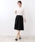 【フォーマル／入卒／セットアップ可】フリュイドフレアスカート