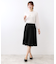 【フォーマル／入卒／セットアップ可】フリュイドフレアスカート