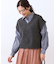 【単品使い◎】ニットベスト＋シャツセット