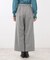 【裏起毛／ゆったりシルエット】ストレートワイドパンツ
