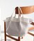 【しっかり容量◎】キャンバス地ボーダートートバッグ
