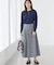 ダンガリータックフレアスカート
