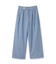 ダンガリーワイドパンツ
