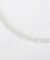 シルバービーズロングネックレス