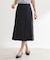 タックプリーツセミロング丈スカート