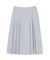 タックプリーツセミロング丈スカート
