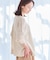 【レイヤードにおすすめ◎】メッシュ風ドライタッチニット