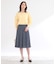ウエスト切り替えフレアスカート