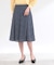 ウエスト切り替えフレアスカート