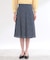 ウエスト切り替えフレアスカート