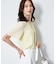 【UVカット／接触冷感】シフォンジャージブラウス