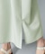 すっきり見えバンドカラーシャツワンピース