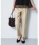 【私のパンツ／マシンウォッシャブル】ベーシックテーパードパンツ