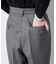 【SS-4Lサイズ】タックディテールテーパードパンツ