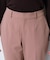 【SS-4Lサイズ／私のパンツ】ストレートシルエット テーパードパンツ