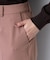【SS-4Lサイズ／私のパンツ】ストレートシルエット テーパードパンツ