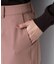 【SS-4Lサイズ／私のパンツ】ストレートシルエット テーパードパンツ