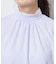 【SS-4Lサイズ／通勤／セレモニー】プチハイネック シフォンブラウス