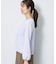 【SS-4Lサイズ／通勤／セレモニー】クルーネック シフォンブラウス