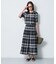 【再入荷／リバーシブル／セットアップ／手洗い可】チェック柄フレアスカート