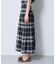 【再入荷／リバーシブル／セットアップ／手洗い可】チェック柄フレアスカート