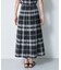 【再入荷／リバーシブル／セットアップ／手洗い可】チェック柄フレアスカート