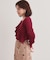 【6色展開／大人フェミニン】アシメフリルニット