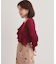 【6色展開／大人フェミニン】アシメフリルニット