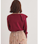 【6色展開／大人フェミニン】アシメフリルニット