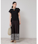 【接触冷感／S～Lサイズ展開】シフォン使いフレアスリーブカットソー