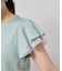 【接触冷感／S～Lサイズ展開】シフォン使いフレアスリーブカットソー