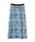 【&yours project／S～L】レース柄フレアスカート